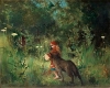 Valentina e il suo cane lupo